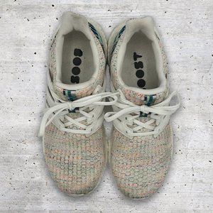 Adidas‎ Ultraboost White Multicolor Running Shoes Women's {Size 7.5}